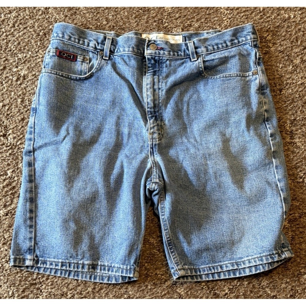 Men's Denim Shorts Size 38, Old College Inn, Vintage Men's Shorts, Lightwash